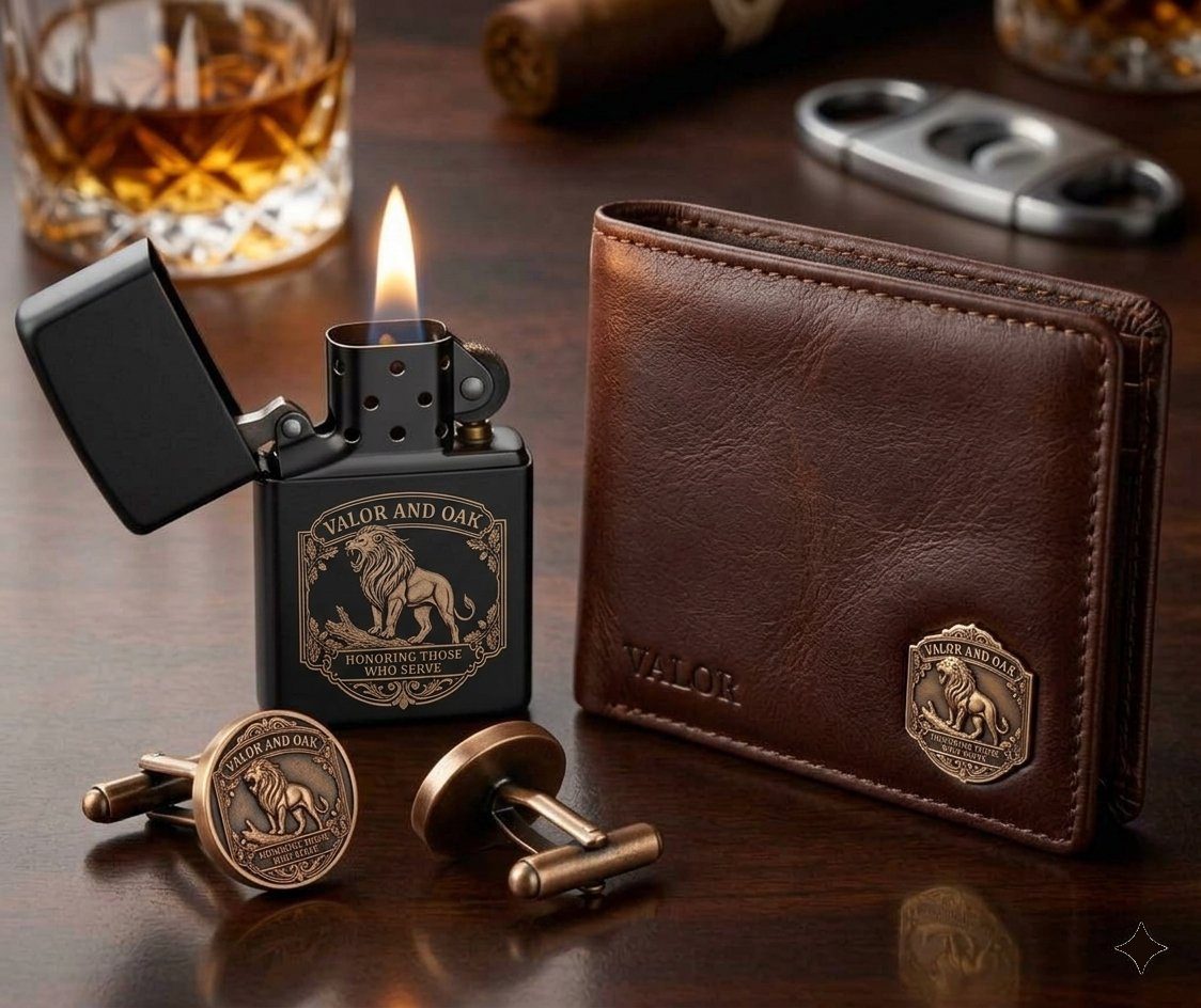 Valor and Oak accessories