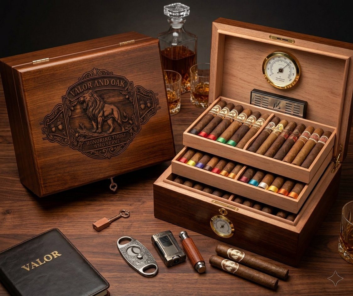 Valor and Oak humidor