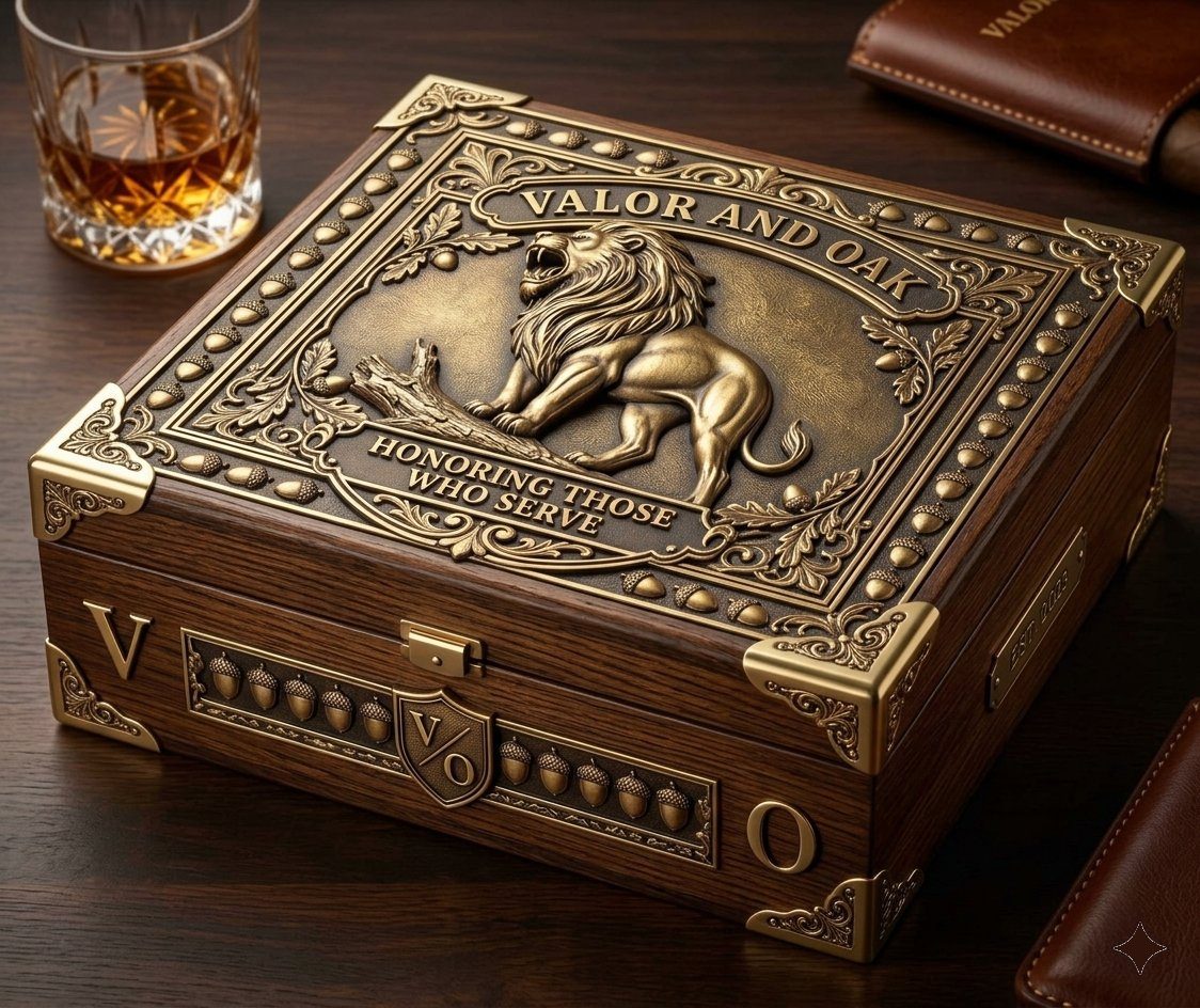 Valor and Oak collector box